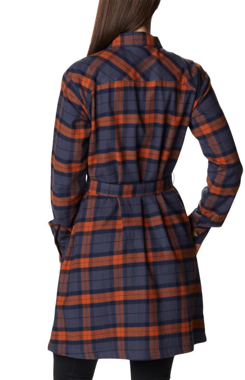 Holly Hideaway Flannel Dress - Warm Copper Simple Tartan 4