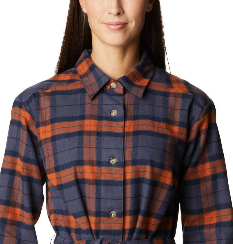 Holly Hideaway Flannel Dress - Warm Copper Simple Tartan 5