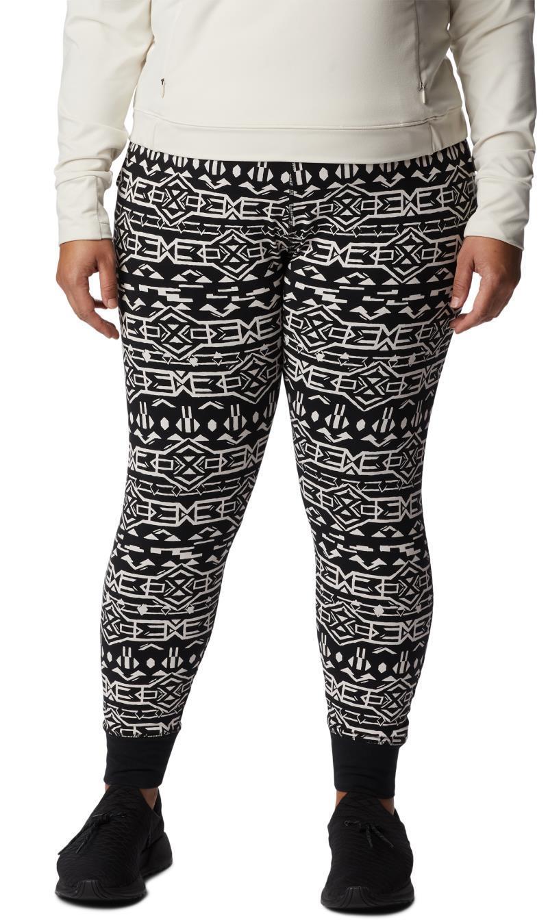 Holly Hideaway Leggings - Plus - Womens - black 80s stripe 1