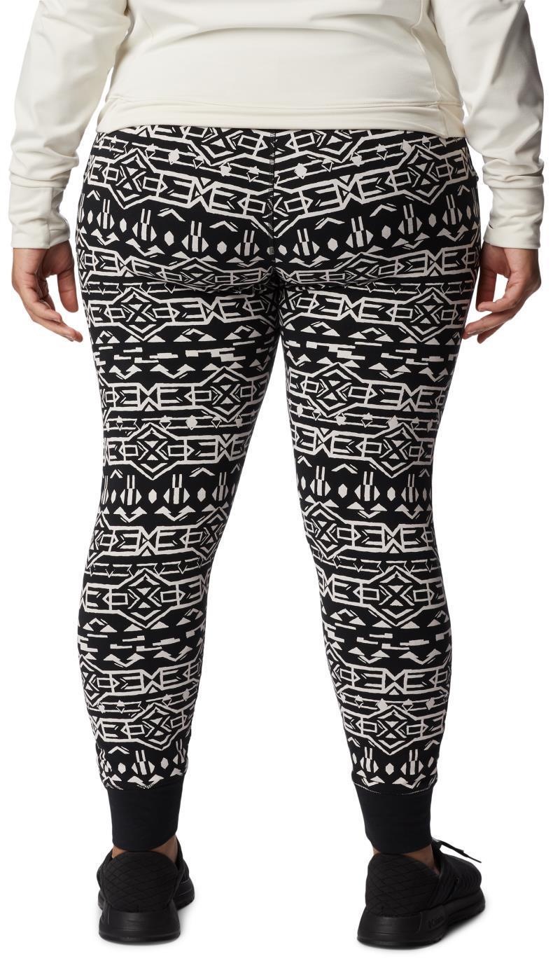 Holly Hideaway Leggings - Plus - Womens - black 80s stripe 1