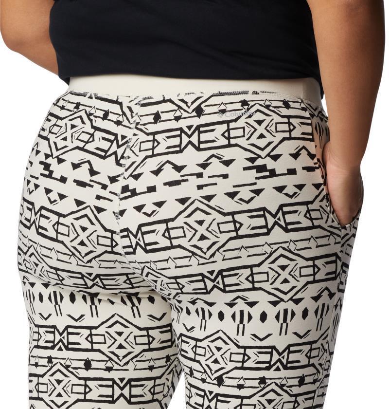Holly Hideaway Leggings - Plus - Womens - chalk 80s stripe 1