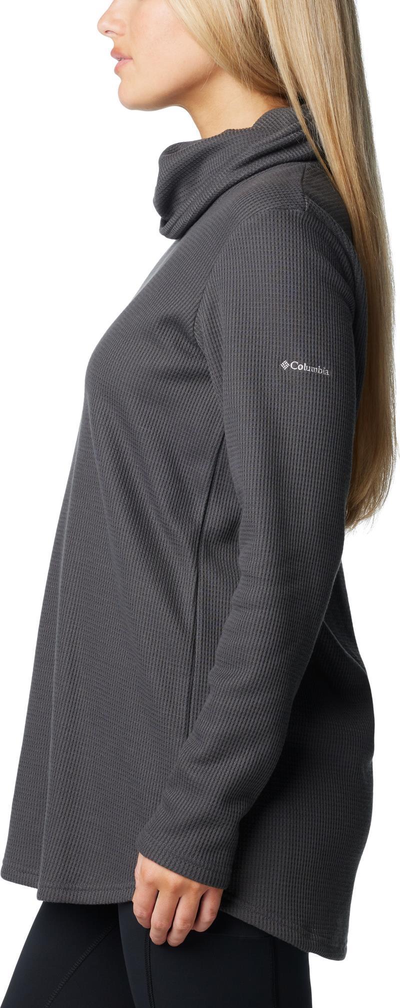 Holly Hideaway Waffle Cowl Neck Pullove - Womens - Shark 4