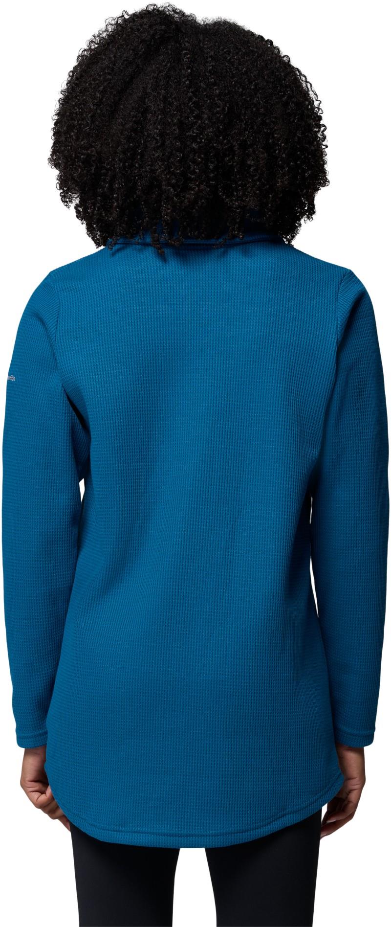 Holly Hideaway Waffle Cowl Neck Pullove - Womens - phoenix blue 1