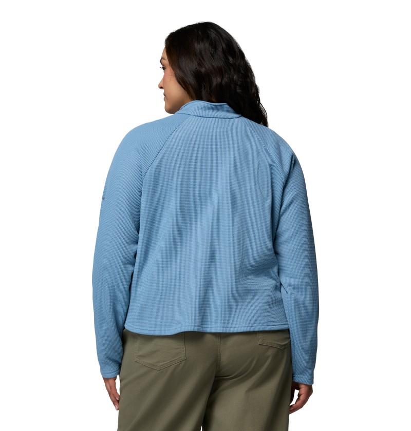 Holly Hideaway Waffle Half Snap, Extended - Womens - rainy day 1