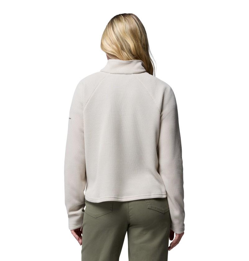Holly Hideaway Waffle Half Snap - Womens - dark stone 1