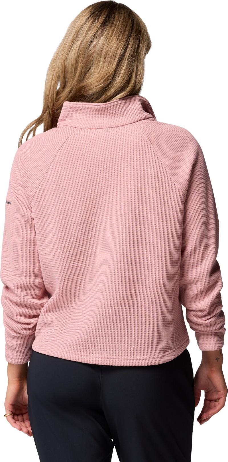 Holly Hideaway Waffle Half Snap - Womens - eraser pink 1