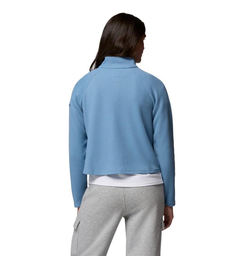 Holly Hideaway Waffle Half Snap - Womens - rainy day 1