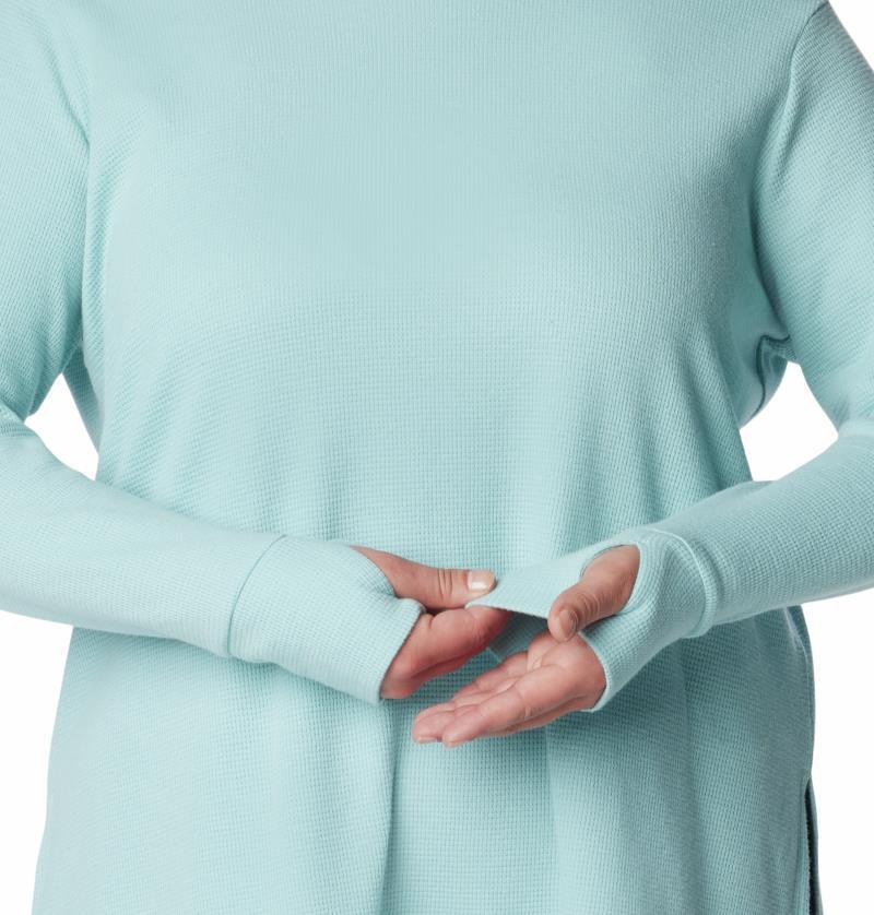 Holly Hideaway Waffle Tunic - Plus - Womens - Aqua Haze 5