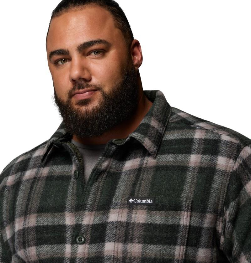 Hunter Arch Shirt Jacket, Extended - Mens - greenscape track plaid 1