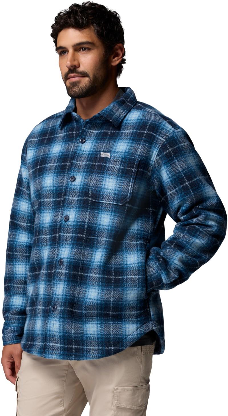 Hunter Arch Shirt Jacket - Mens - collegiate navy bivy plaid 1