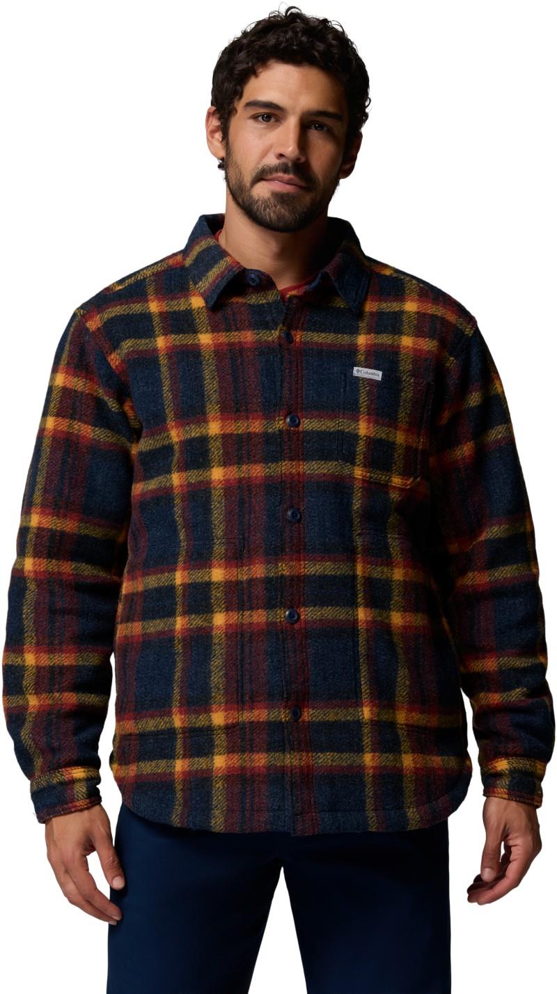 Hunter Arch Shirt Jacket - Mens - collegiate navy track plaid 1