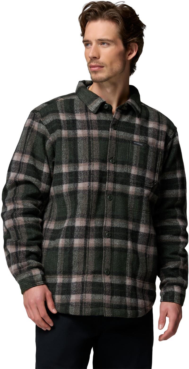Hunter Arch Shirt Jacket - Mens - greenscape track plaid 1