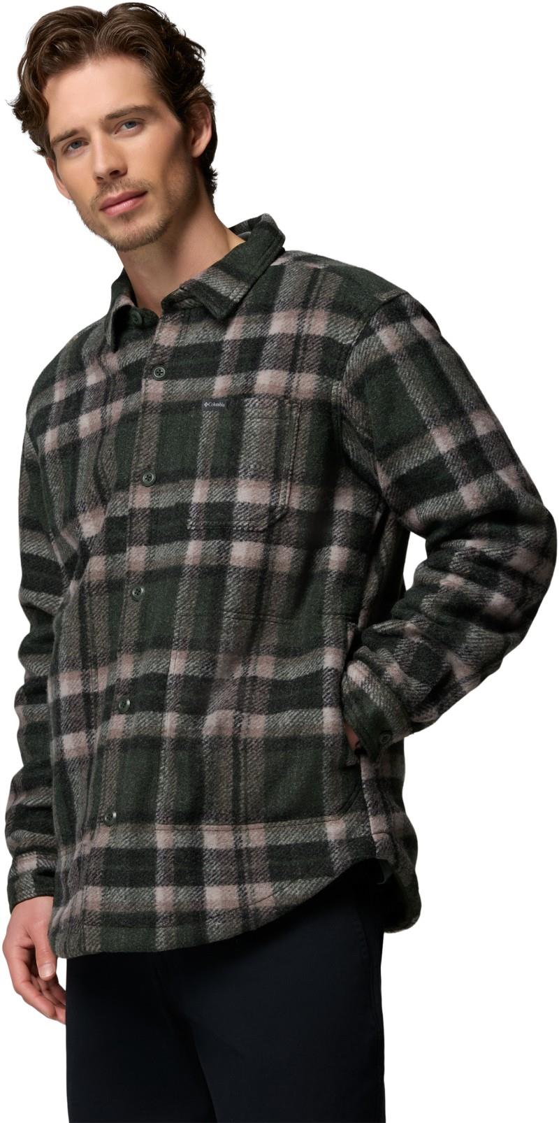 Hunter Arch Shirt Jacket - Mens - greenscape track plaid 1