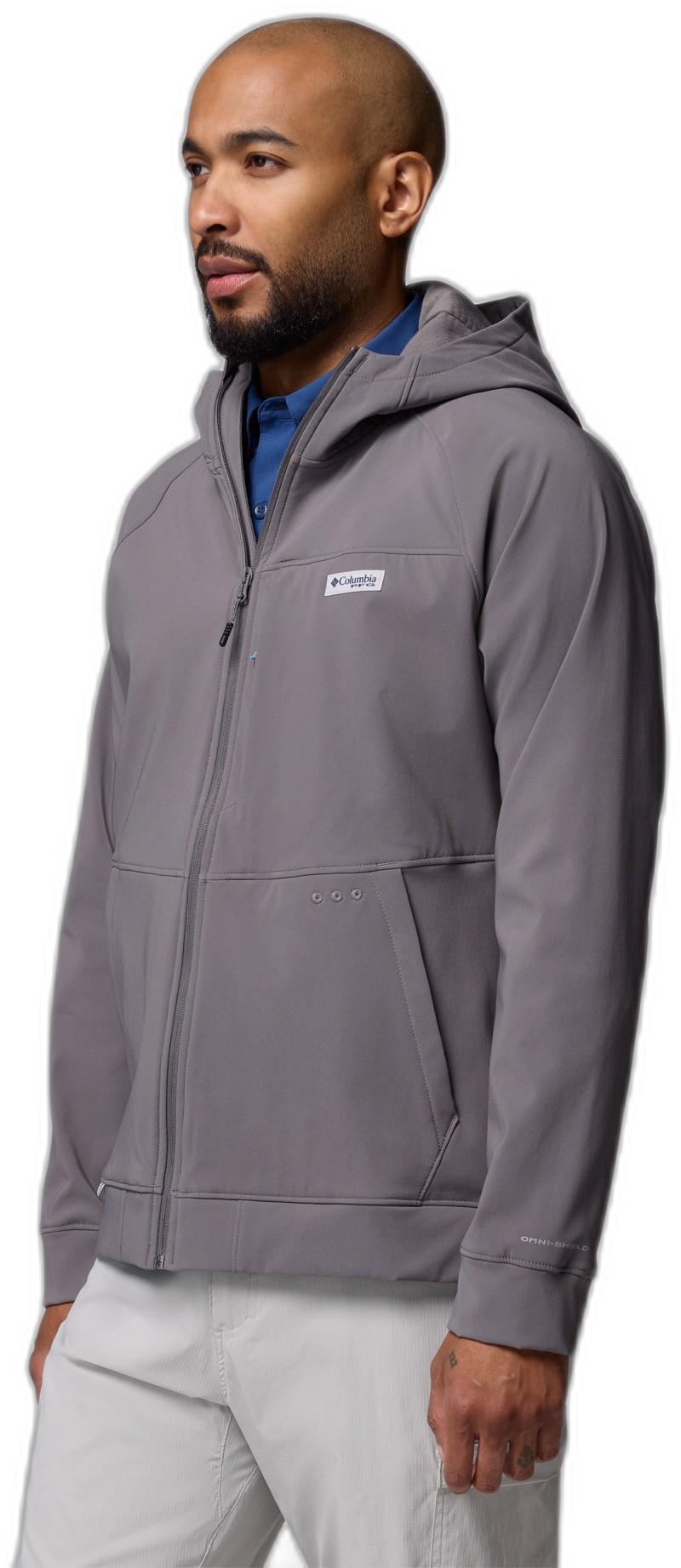 Hydroforce Full Zip Hoodie - Mens - city grey 1