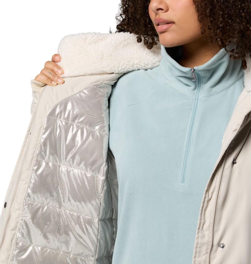 Icelandite II Parka, Extended - Womens - dark stone 1