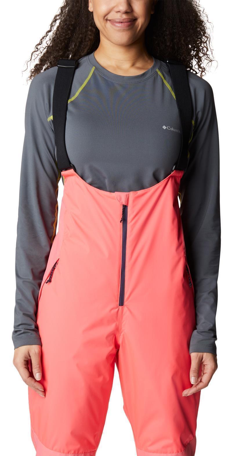 Iceventure Bibs, Long - Womens - Neon Sunrise 3