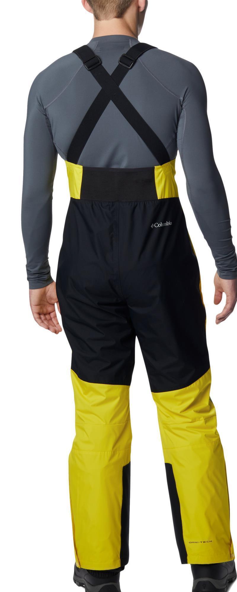 Iceventure Bibs, Reg - Mens - Laser Lemon / Black 3