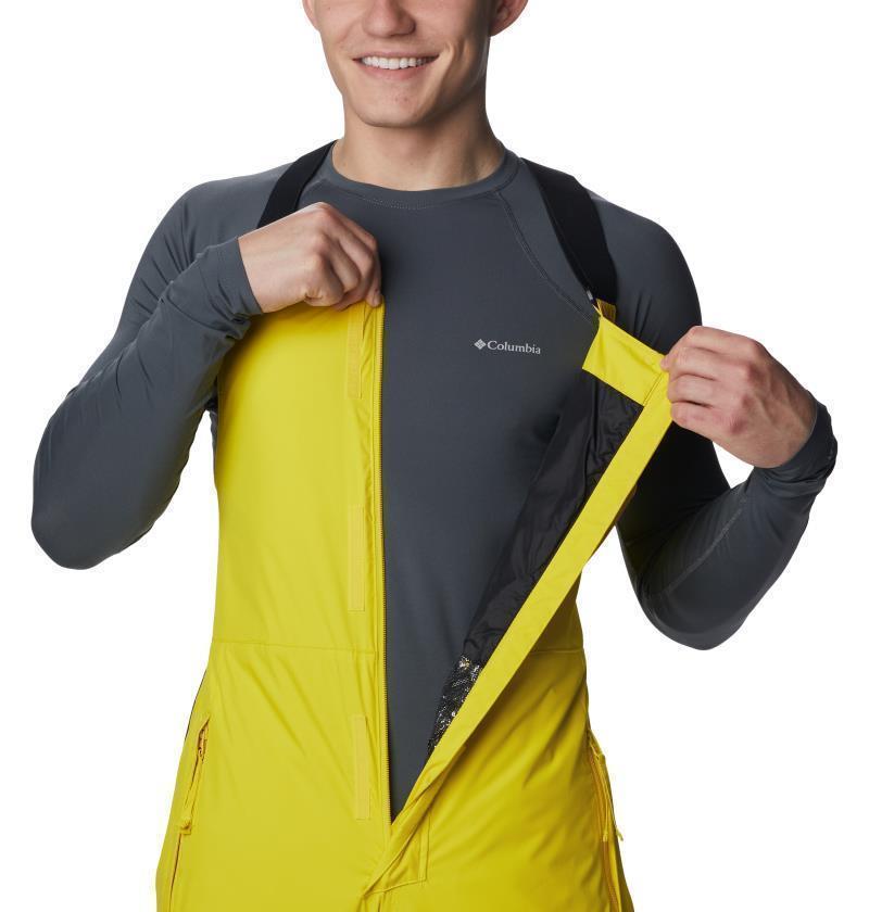Iceventure Bibs, Reg - Mens - Laser Lemon / Black 4