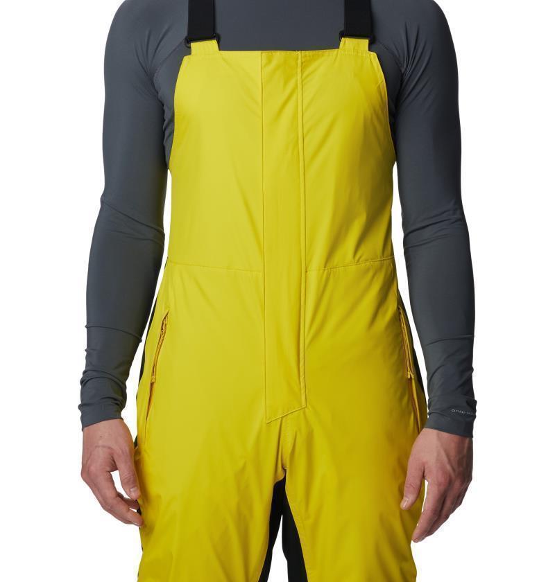 Iceventure Bibs, Reg - Mens - Laser Lemon / Black 5