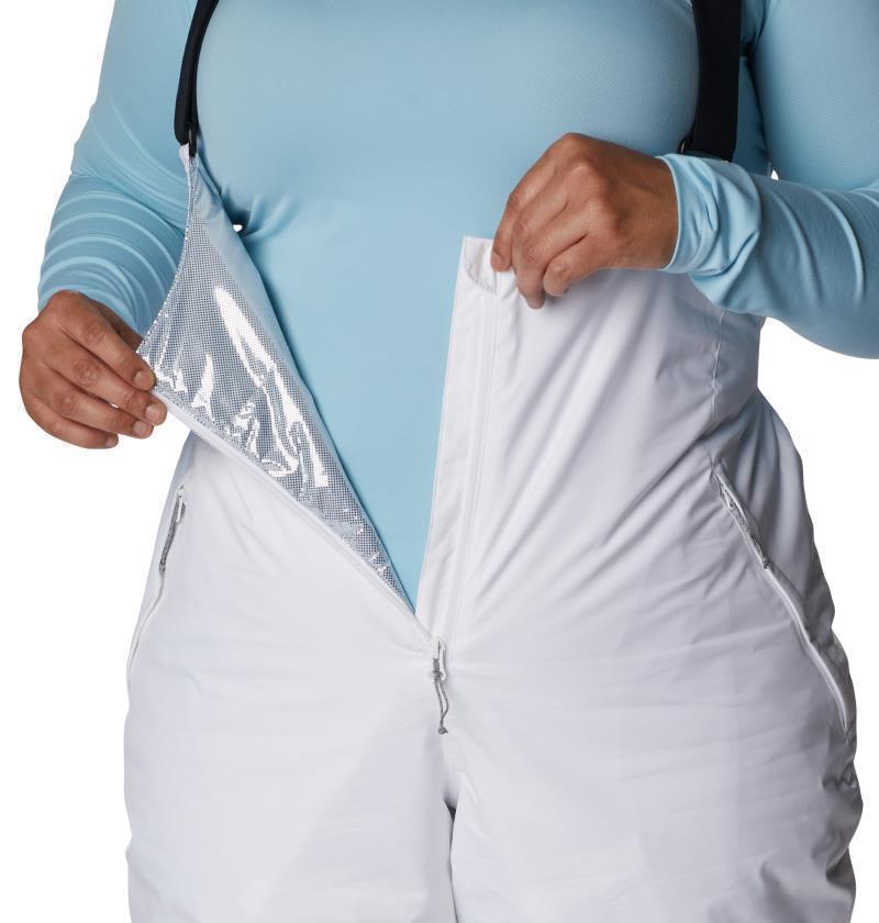 Iceventure Bibs, Reg - Plus - Womens - White 5