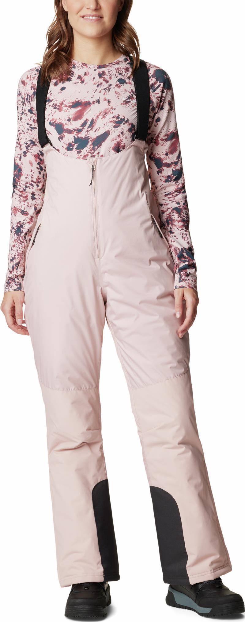 Iceventure Bibs, Reg - Womens - Dusty Pink 1