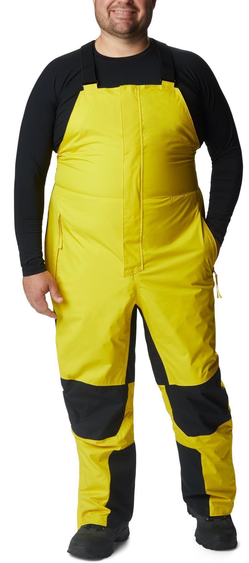Iceventure Bibs, Short - Big - Mens - Laser Lemon / Black 1
