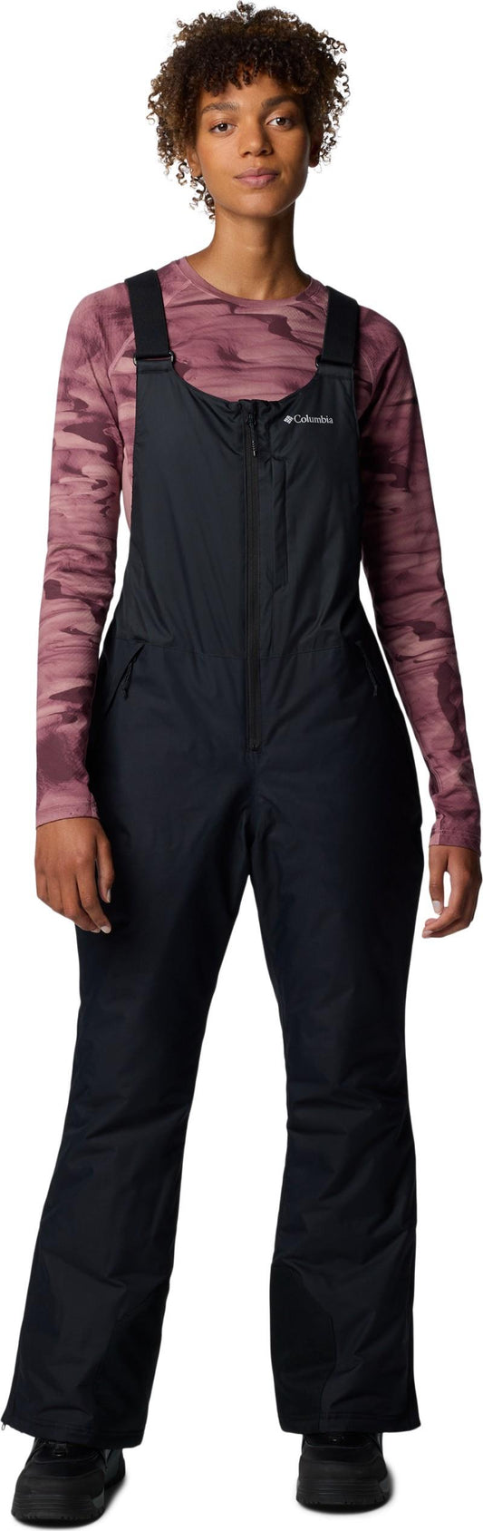 Iceventure II BIbs, Long - Womens - black dobby 1