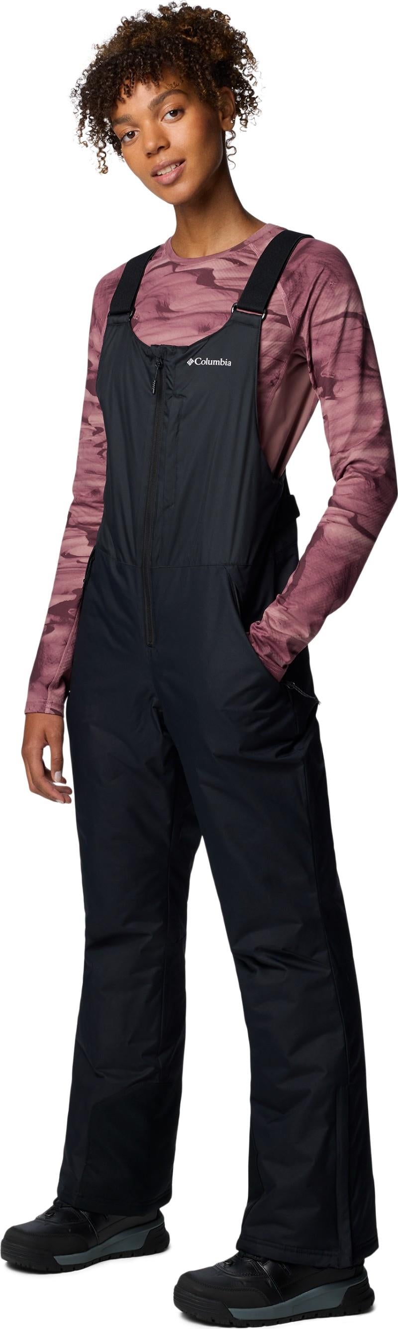 Iceventure II BIbs, Long - Womens - black dobby 1