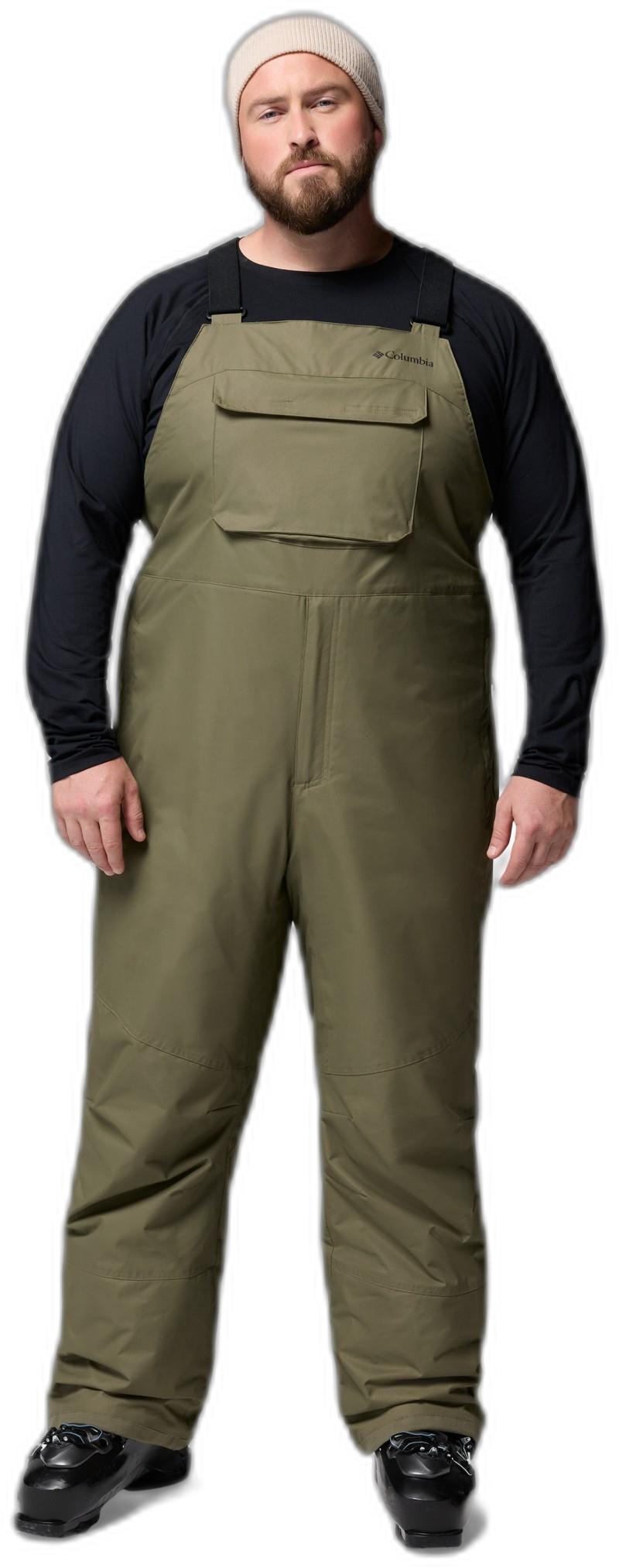 Iceventure II BIbs, Reg, Extended - Mens - stone green 1