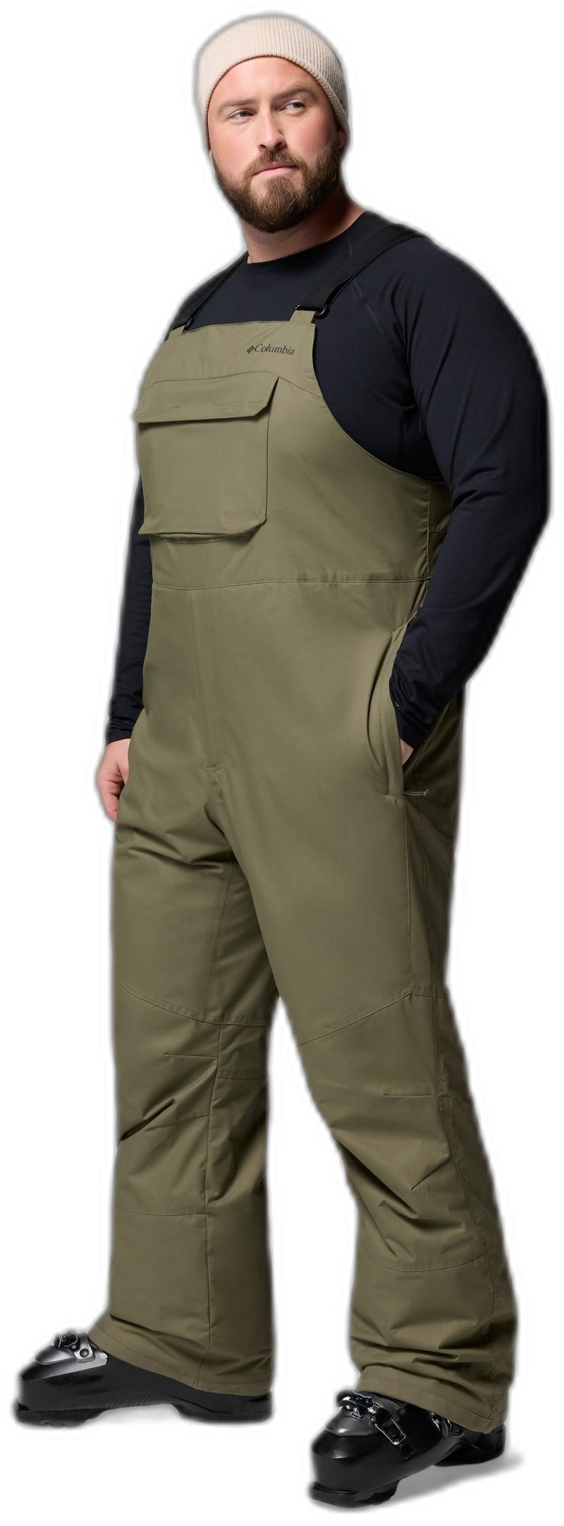 Iceventure II BIbs, Reg, Extended - Mens - stone green 1