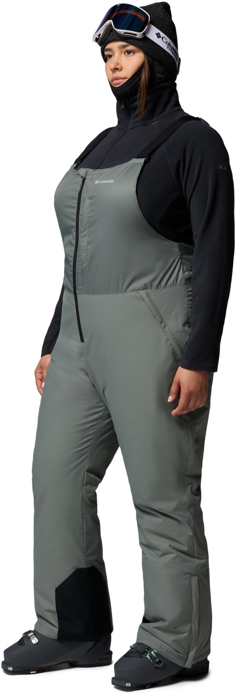Iceventure II BIbs, Reg, Extended - Womens - sedona sage dobby / black 1