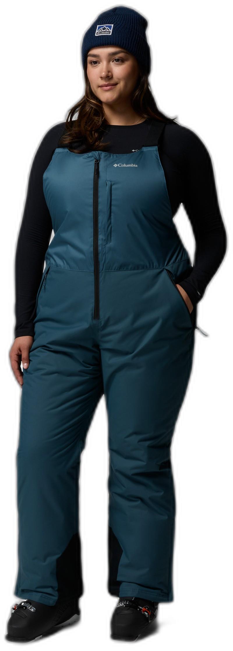 Iceventure II BIbs, Short, Extended - Womens - everblue dobby 1