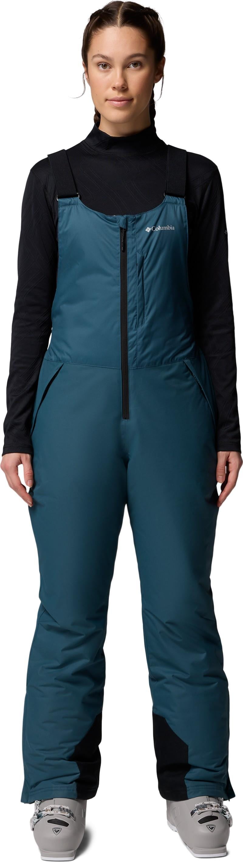 Iceventure II BIbs, Short - Womens - everblue dobby 1