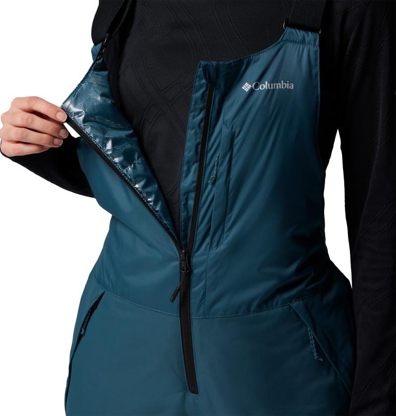 Iceventure II BIbs, Short - Womens - everblue dobby 1