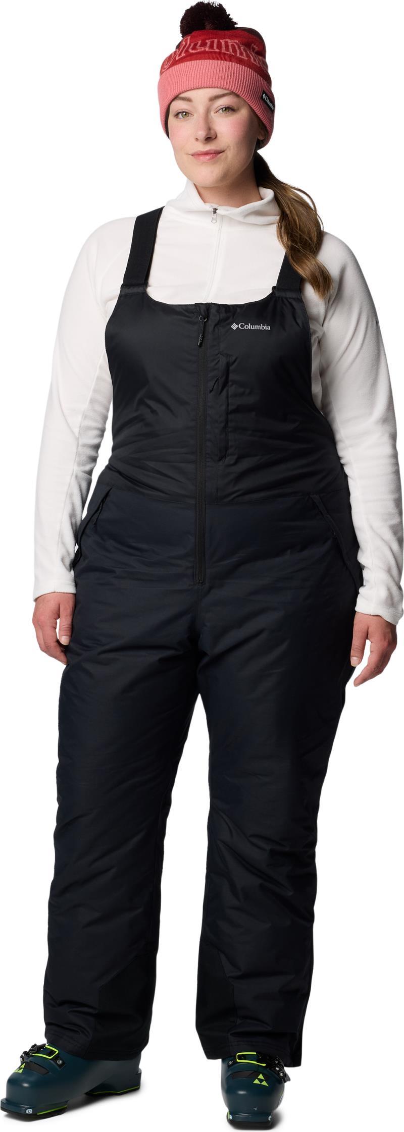 Iceventure II Bib, Short, Extended - Womens - Black Dobby 1