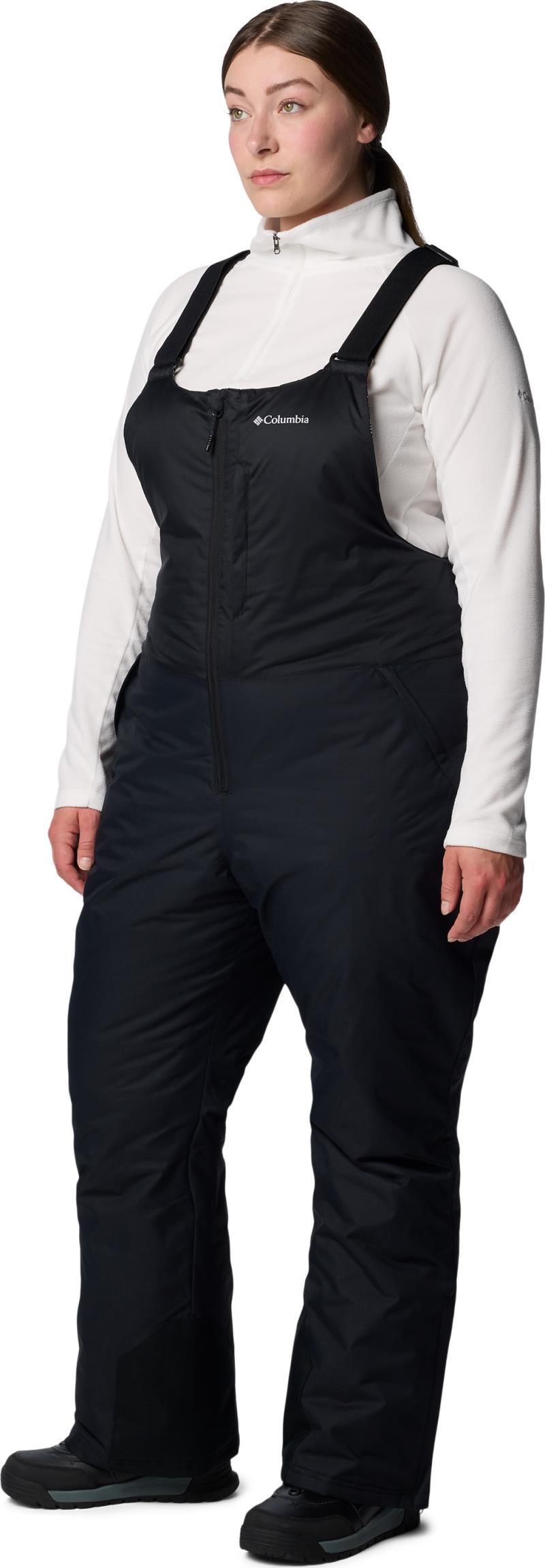 Iceventure II Bib, Short, Extended - Womens - Black Dobby 3
