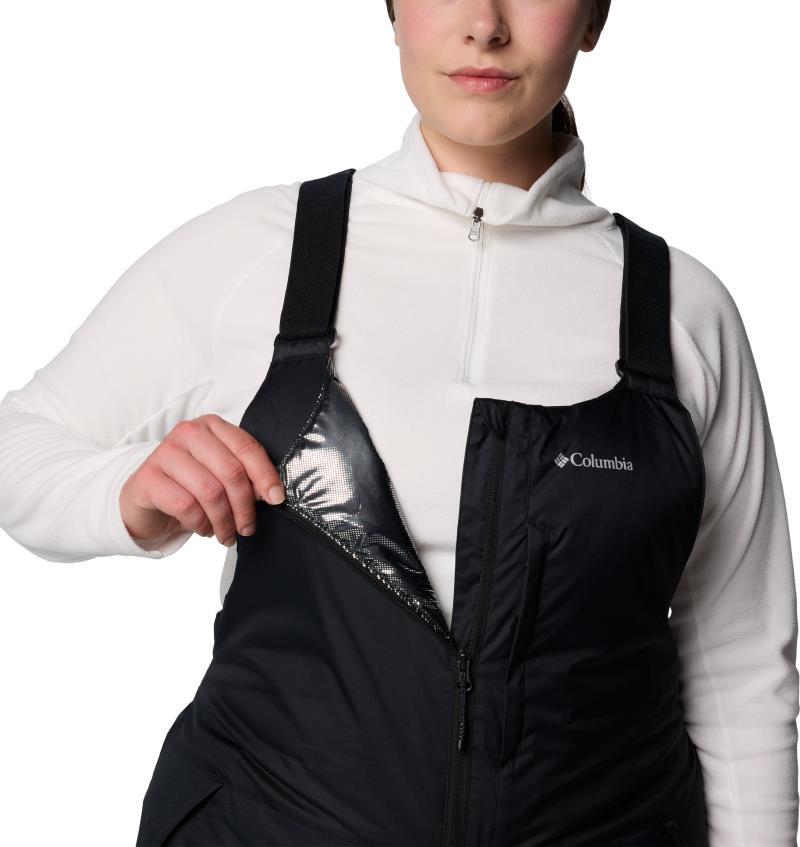 Iceventure II Bib, Short, Extended - Womens - Black Dobby 5
