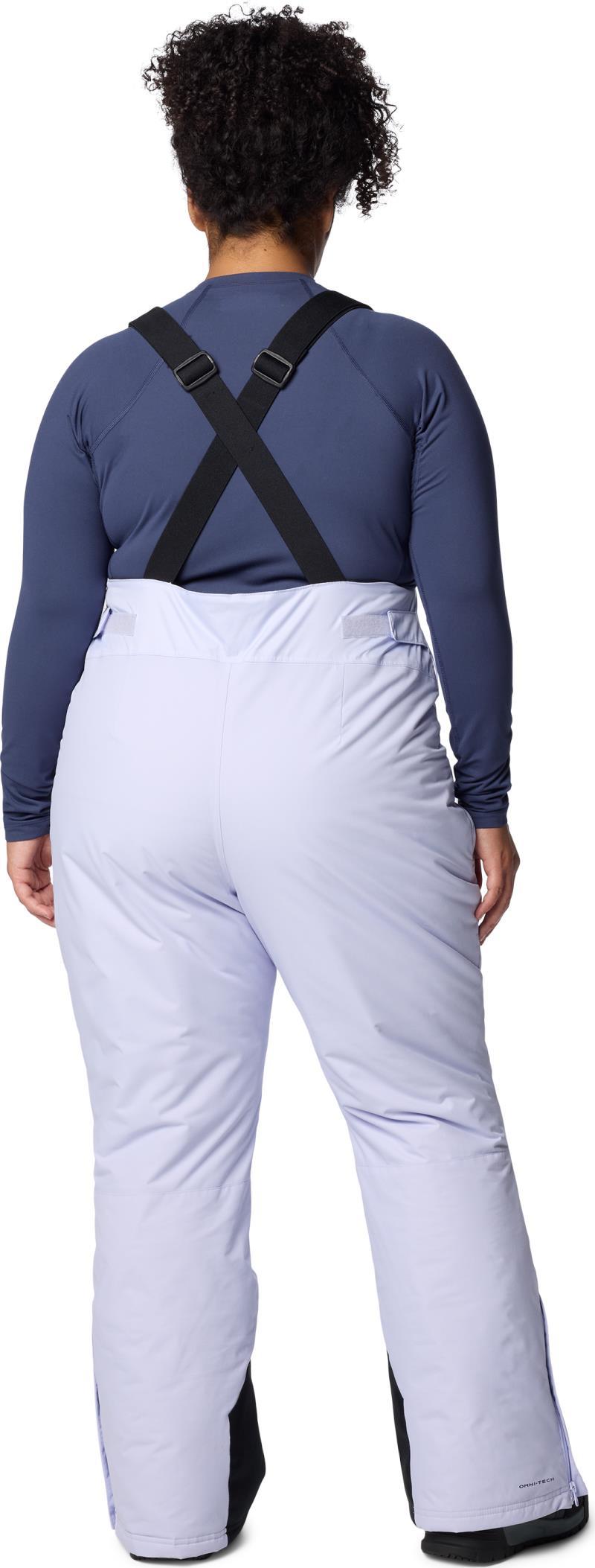 Iceventure II Bib, Short, Extended - Womens - Snowdrift Dobby / Black 4