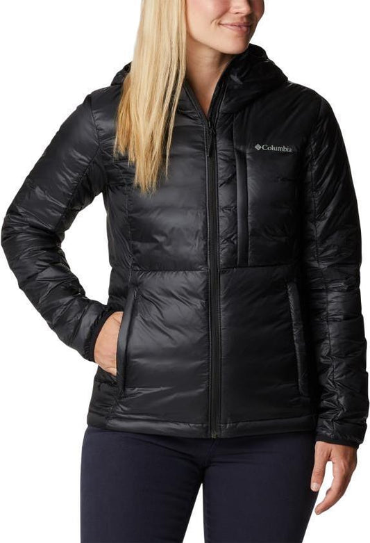 Infinity Summit Double Wall Down Hooded Jacket - Womens - Black 1