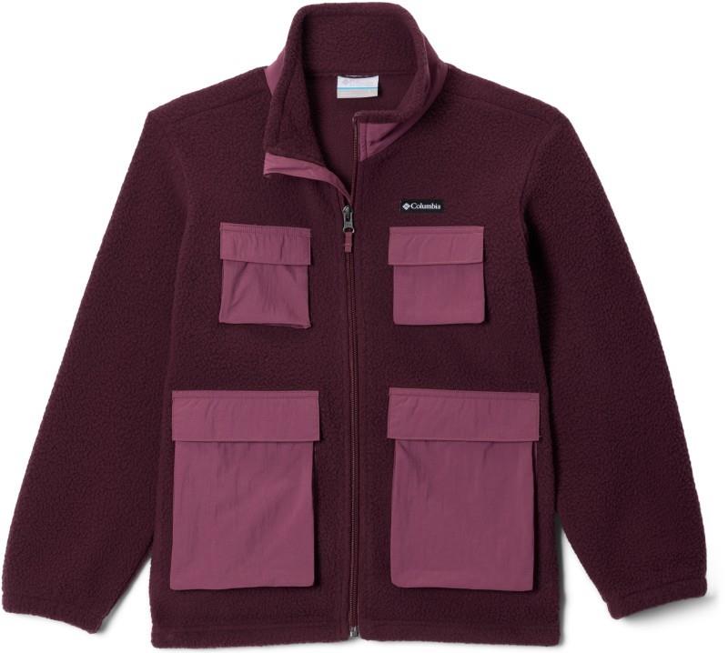 Jasper Ridge Pebbled Fleece Full-Zip - Youth - moonvista / antique mauve 1