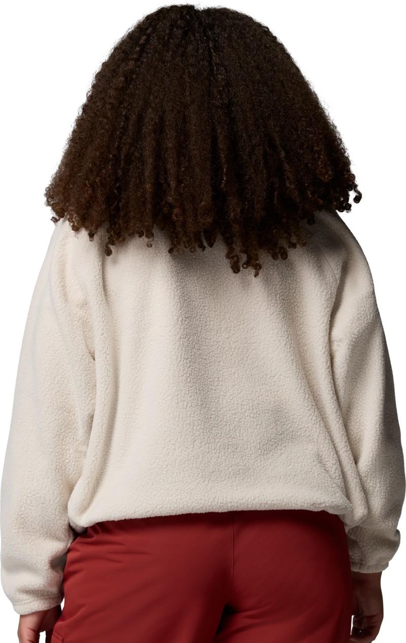 Jasper Ridge Pebbled Fleece Half Snap, Extended - Womens - dark stone 1