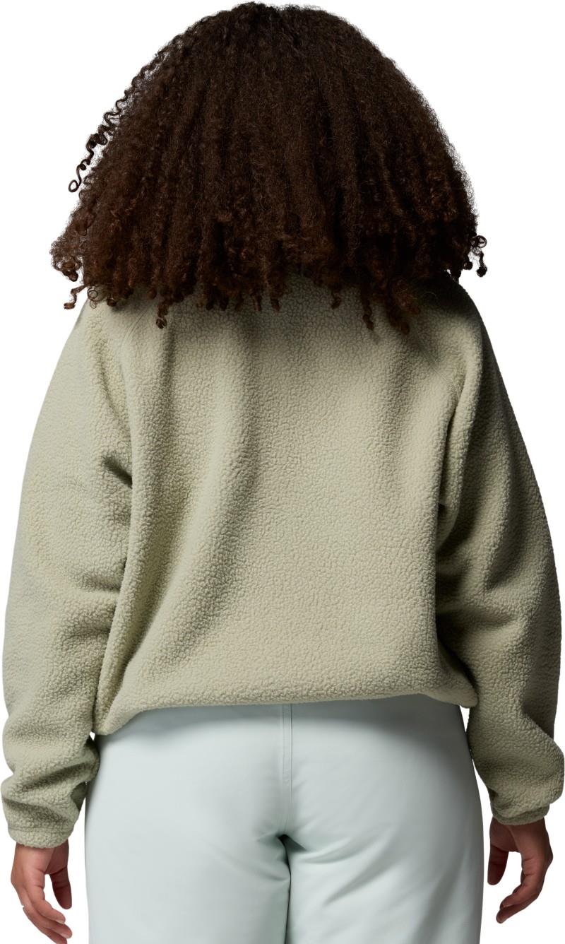 Jasper Ridge Pebbled Fleece Half Snap, Extended - Womens - safari 1