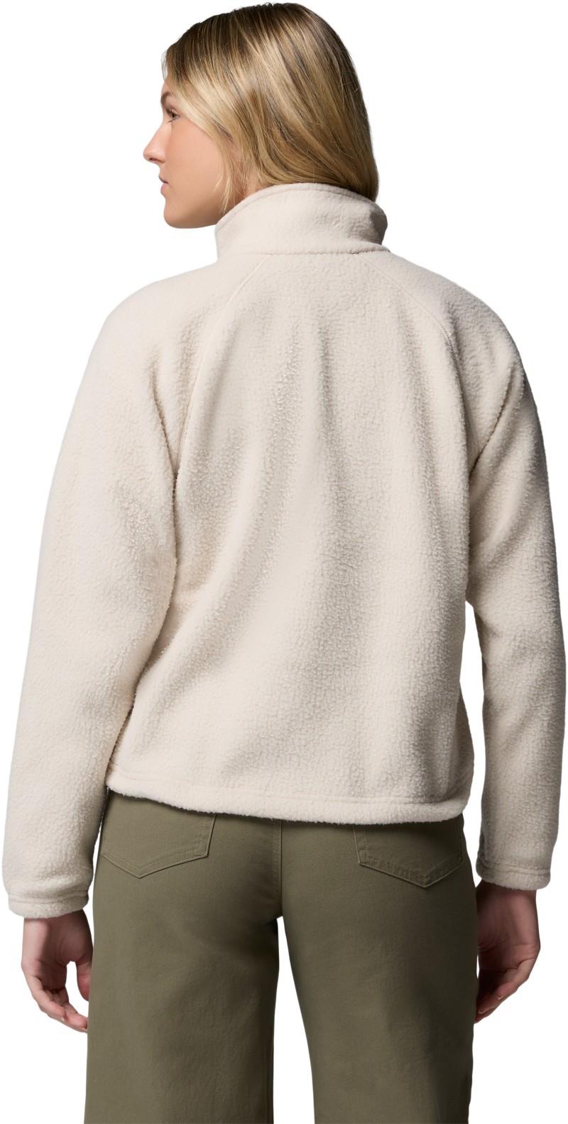 Jasper Ridge Pebbled Fleece Half Snap - Womens - dark stone 1