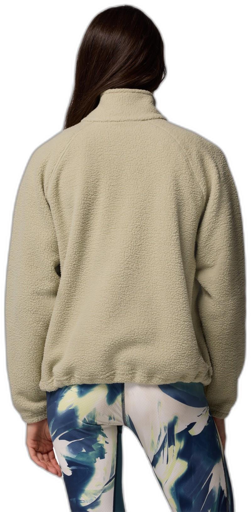 Jasper Ridge Pebbled Fleece Half Snap - Womens - safari 1