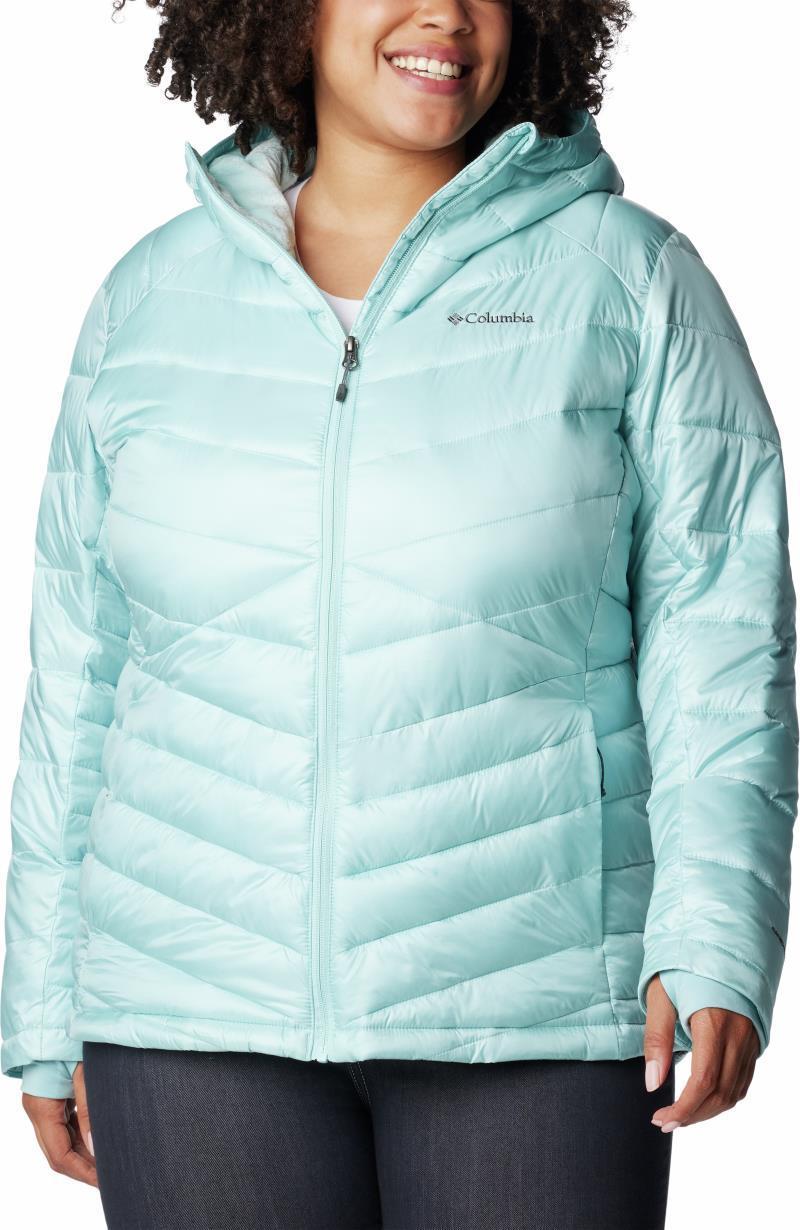 Joy Peak Hooded Jacket - Plus - Womens - Aqua Haze 1