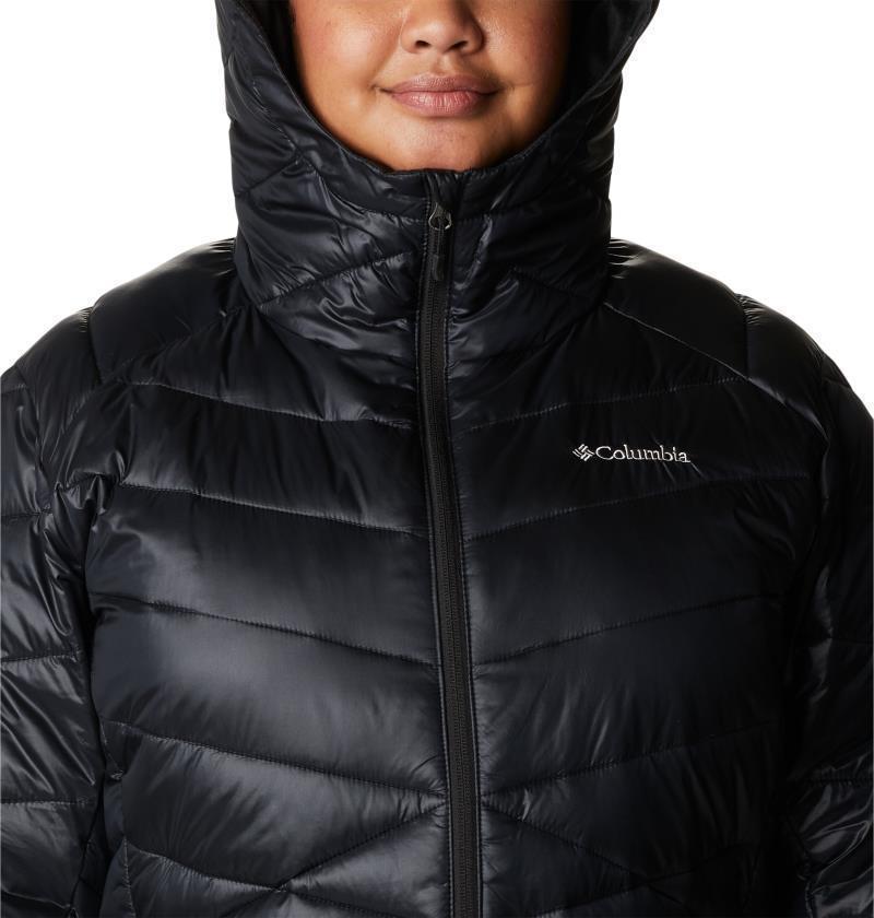 Joy Peak Hooded Jacket - Plus - Womens - Black 6