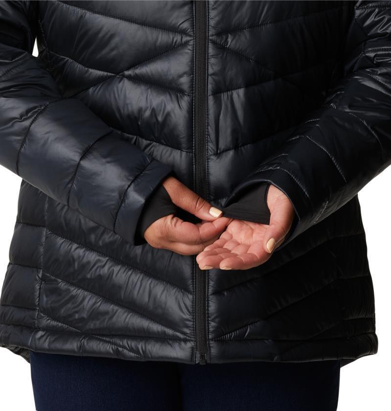 Joy Peak Hooded Jacket - Plus - Womens - Black 7