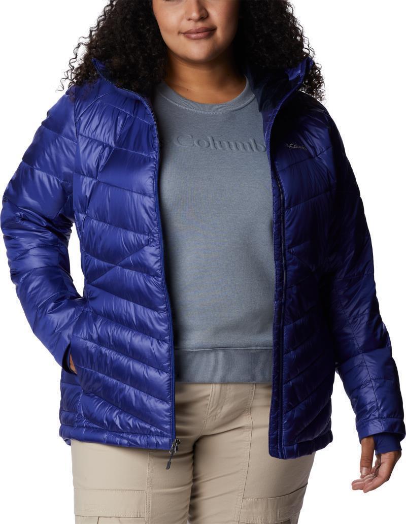 Joy Peak Hooded Jacket - Plus - Womens - Dark Sapphire 3