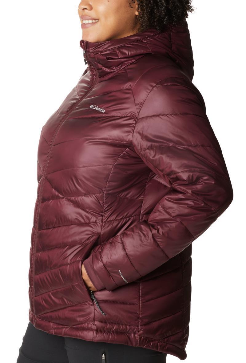 Joy Peak Hooded Jacket - Plus - Womens - Malbec 2