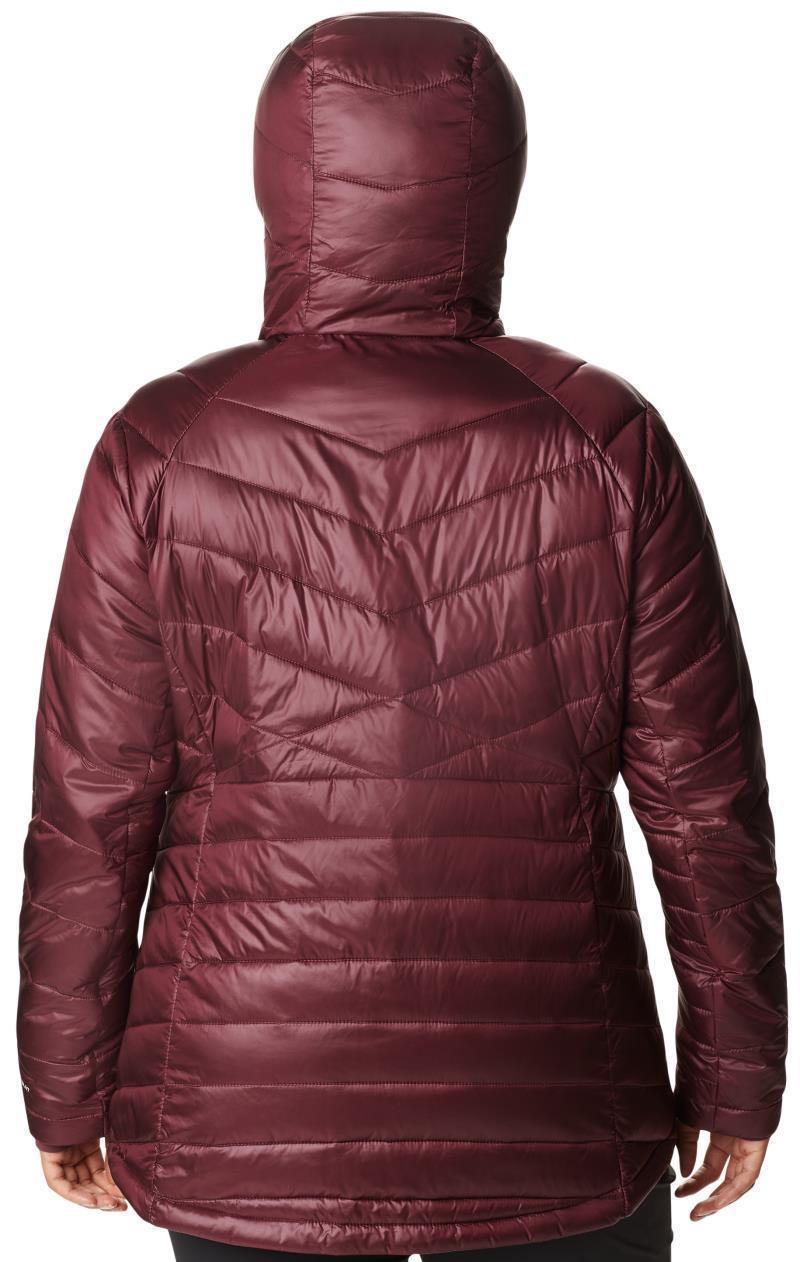 Joy Peak Hooded Jacket - Plus - Womens - Malbec 5